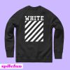 Off White Sweatshirt Back