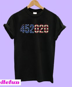 Trump 452020 American Flag 4th Of July T-Shirt