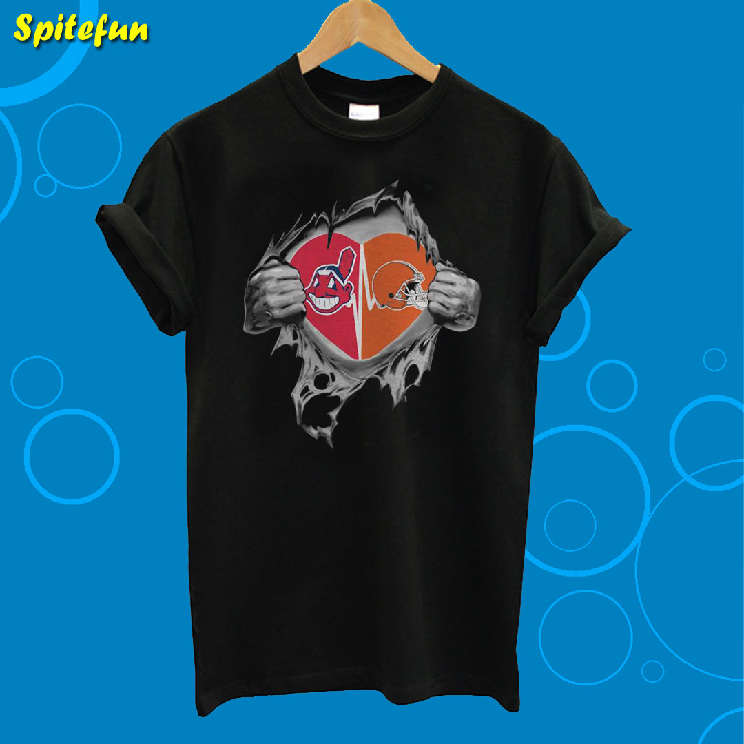 Browns Indians It’s In My Heart Inside Me T-Shirt