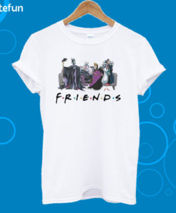 Disney Queens friends Cruella De Vil Evil Queen Ursula Maleficen T-Shirt