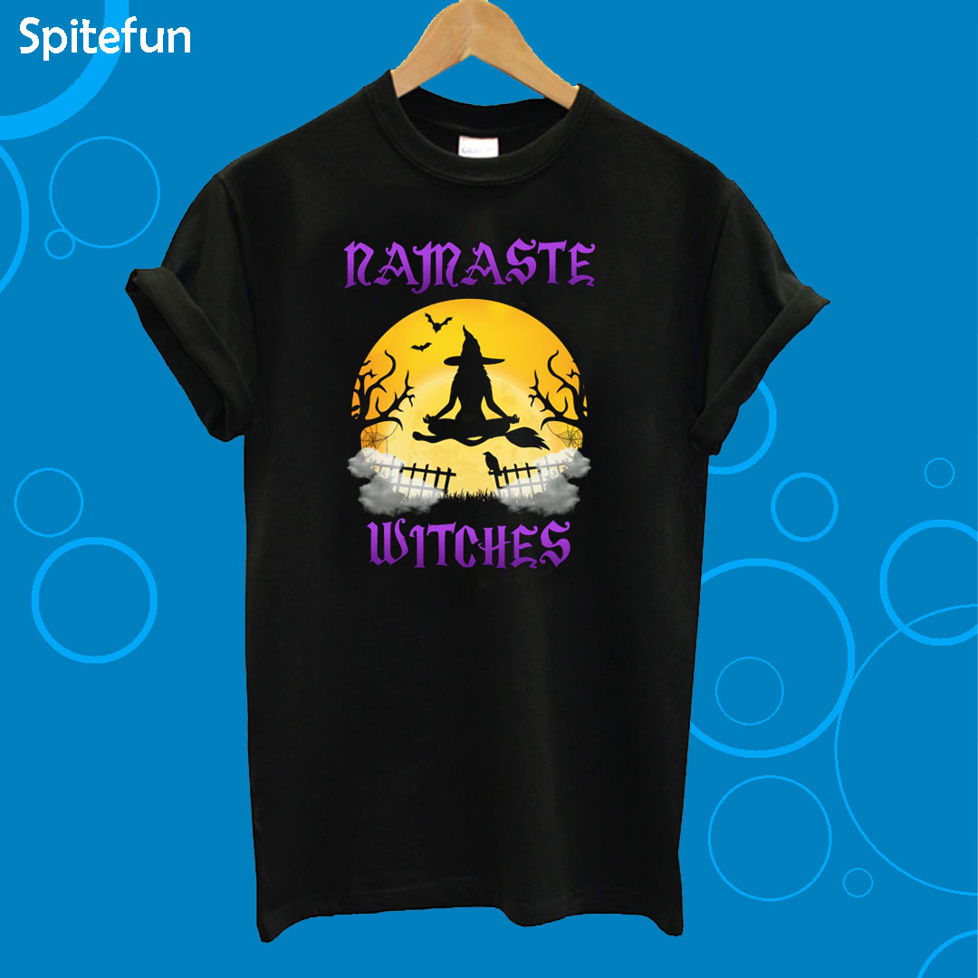 Namaste Witches Halloween T-Shirt