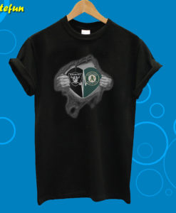 Raiders Athletics It's In My Heart Inside Me T-Shirt