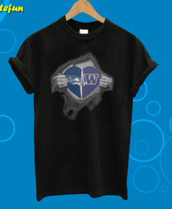 Seahawks Huskies It's In My Heart Inside Me T-Shirt