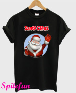 Santa Claws Black T-Shirt