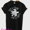 Skip a Straw Save a Turtle Black T-Shirt