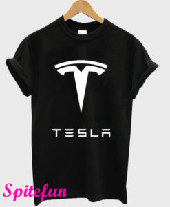 Tesla Logo Black T-Shirt