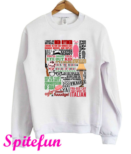 A Christmas Story Funny Holiday Movie Sweatshirt