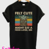 Baby Yoda Felt Cute T-Shirt