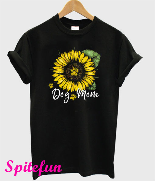 Dog Mom Sunflower T-Shirt