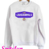 LSU Louisianimals White Sweatshirt
