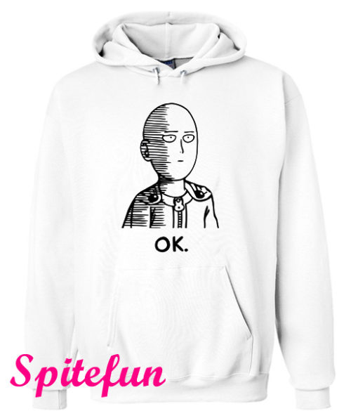 One Punch Man Saitama Ok Hoodie
