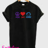 Peace Love Bernie Sanders T-Shirt