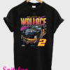 Rusty Wallace Black Vintage Car T-Shirt