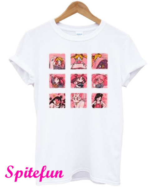 Sailor Moon Grid T-Shirt