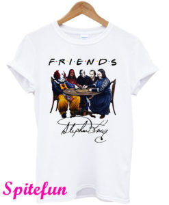 Stephen King Friends White T-Shirt