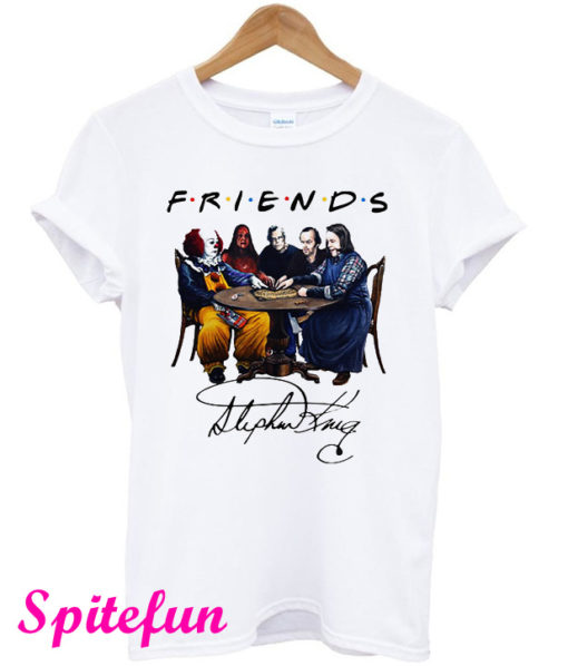 Stephen King Friends White T-Shirt
