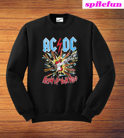 ACDC Blow Up Your Video Sweatshirt