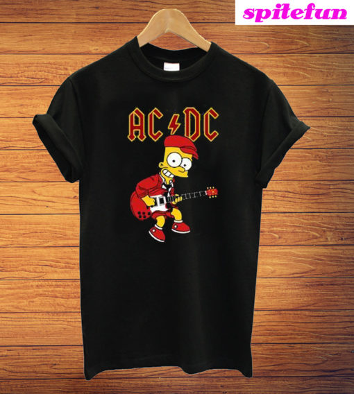 Bart Simpson ACDC T-Shirt