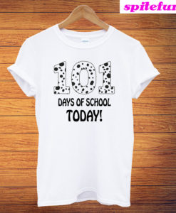 Dalmation Dog 101 Days Of School T-Shirt