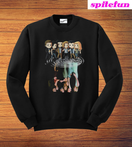 Harry Potter Friends Shadow Water Reflection Sweatshirt
