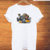 Lucky 13 Monster Racer Hot Rod Race Car T-Shirt