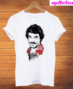 Magnum Tom Selleck Higgins Island Hoppers Hawaii 80s T-Shirt
