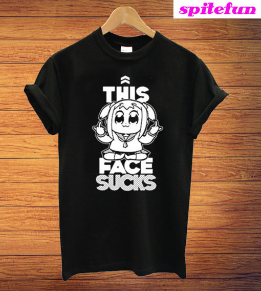 Pop Team Epic This Face Sucks Popuko T-Shirt