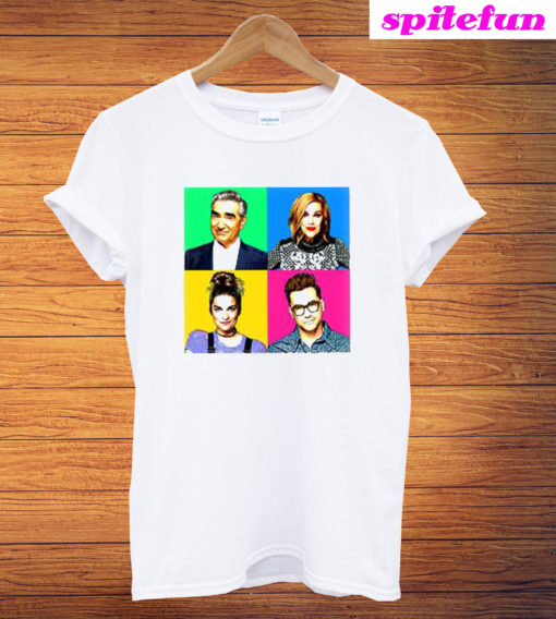 Schitt's Creek TV Show Cast Johnny Moira Alexis David T-Shirt