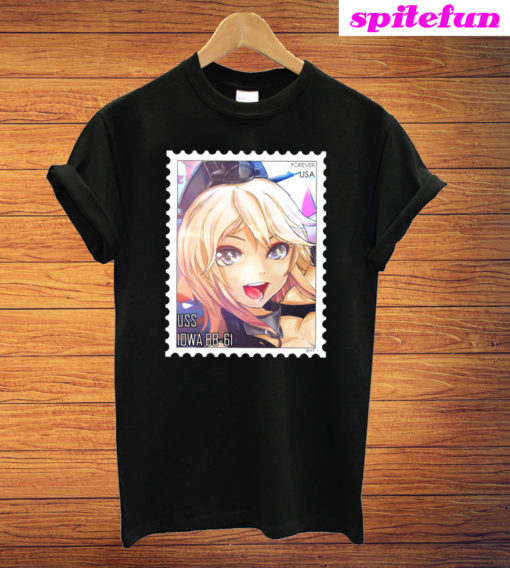 USS Iowa Stamp II T-Shirt