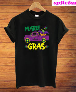 Vintage Truck Mardi Gras T-Shirt