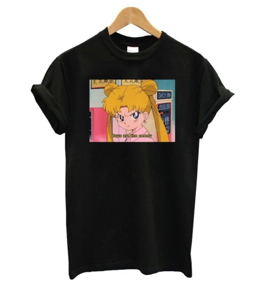 Sailor Moon Boys Are The Enemy T-Shirt