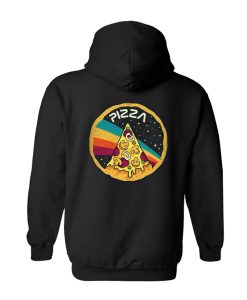 Metal Poster Pizza Space Delivery Hoodie