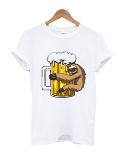 Sloth Beer Drinking Party T-shirt