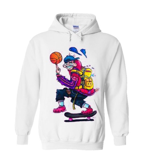 Skateboard Boy Hoodie