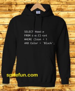 Funny SQL hoodie for Programmer