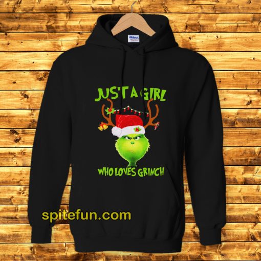Just A Girl Who Loves Grinch Hoodie