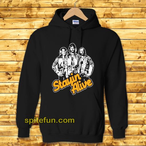 Stayin Alive Bee Gees Hoodie