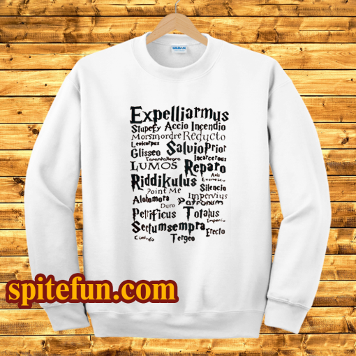 Expelliarmus riddikulus harry potter sweatshirt