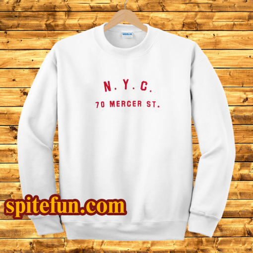 Nyc 70 mercer st sweatshirt