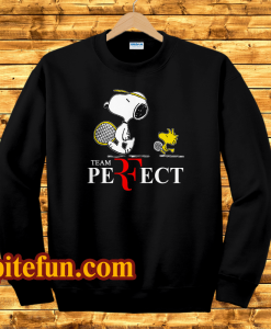 Roger federer snoopy team perfect sweatshirt