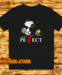 Roger federer snoopy team perfect tshirt