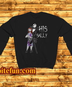 Nightmare Before Christmas His Sally Couples Adult Sweatshirt