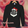 Santa style Merry Christmas Hoodie