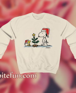 Snoopy tree christmas Sweatshirt