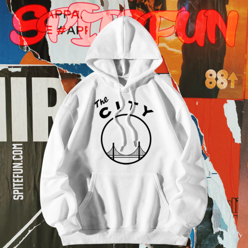 Golden State Warriors The City Black Pullover Hoodie TPKJ1