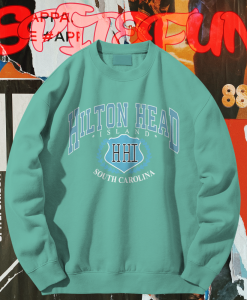 Hilton Head Island South Carolina Crewneck Sweatshirt TPKJ1