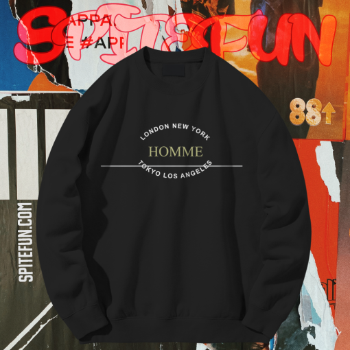 London New York Tokyo Los Angeles Homme Sweatshirt TPKJ1