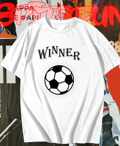 Soccer Winner Goal Champion Soccer Ball Football T Shirt TPKJ1