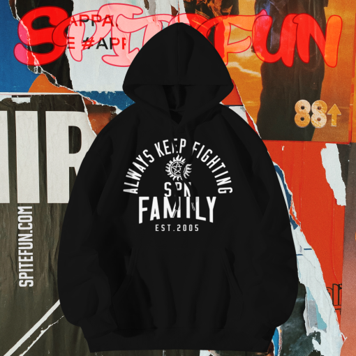 Always Keep Fighting Hoodie TPKJ1