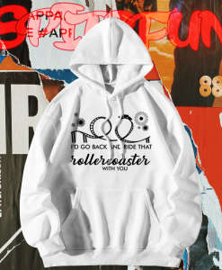 Jonas Brothers Roller Coaster White Hoodie TPKJ1